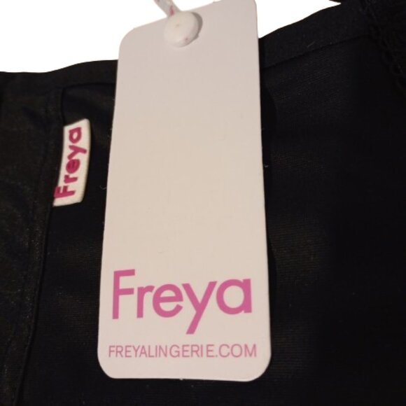 Freya Women's Deco Underwire Plunge T-Shirt Bra in Black Size 34J - Picture 3 of 8